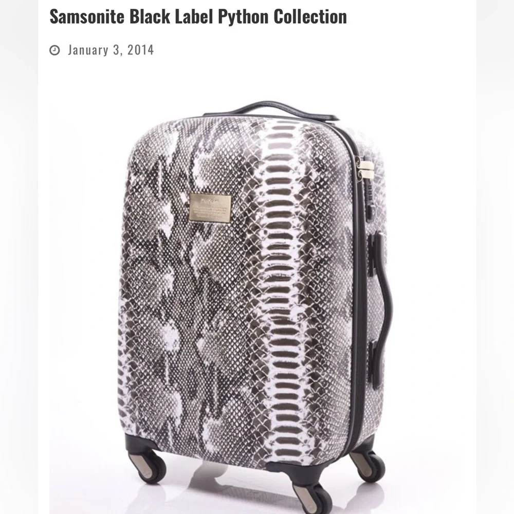 Samsonite Black Label Python Carry On - Picture 1 of 11